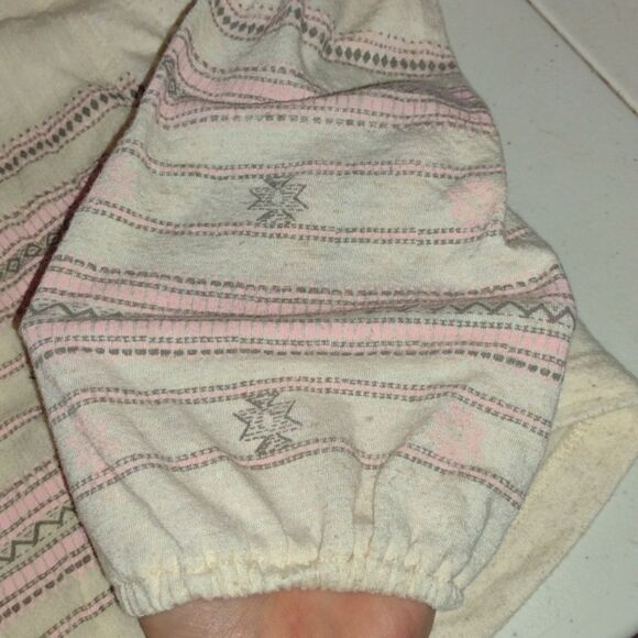 Lucky Brand Embroidered Peasant Blouse boho size small long sleeve - Picture 7 of 10